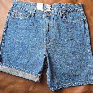 Calvin Klein Vintage Men's "Jorts" Denim Shorts Size 38 NWT